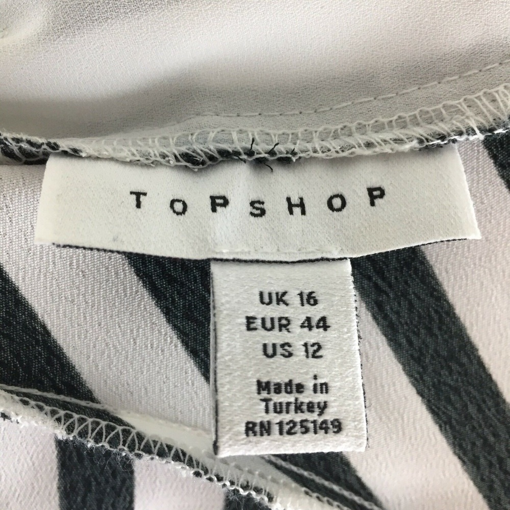 Topshop Striped Dress - Picture 4 of 6